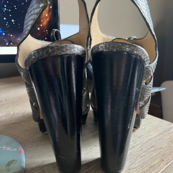 Coach Moreen Women Platform Shoes Size US 7B Bronze - Picture 3 of 7